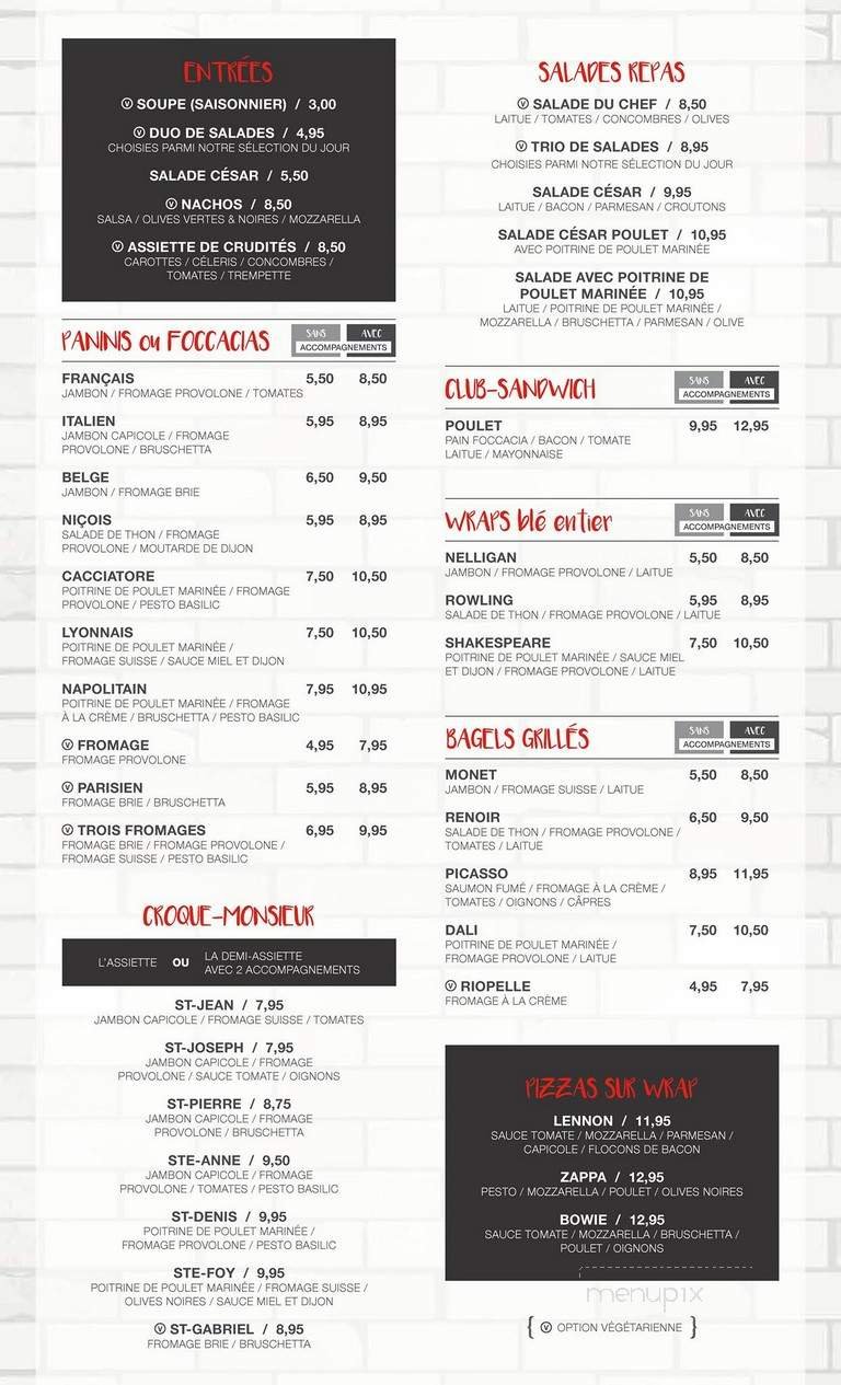 Menu page 2