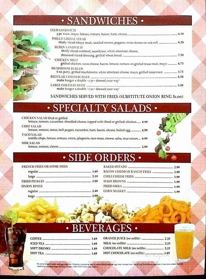 Menu page 2