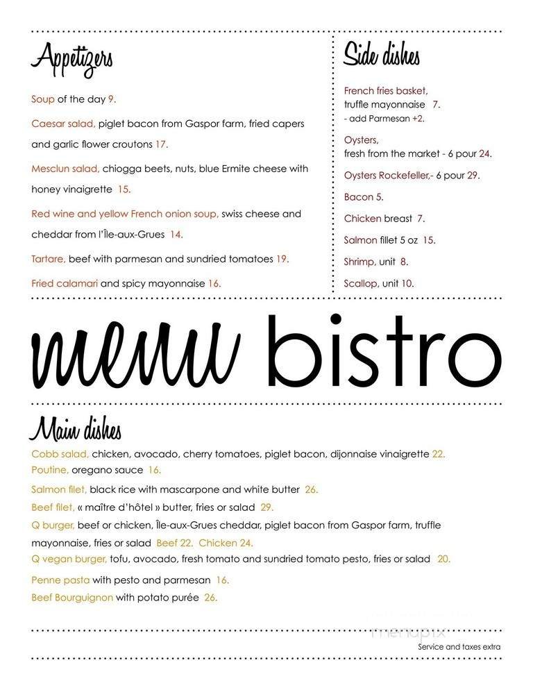 Menu page 2