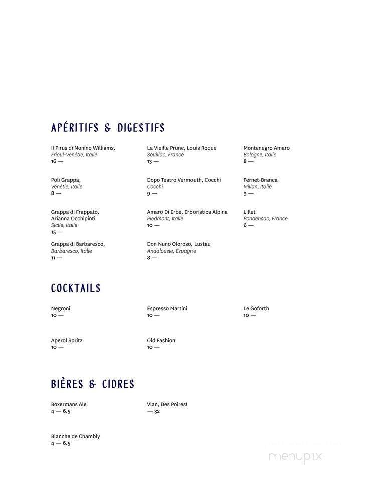 Menu page 2