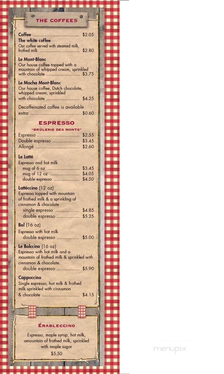 Menu page 2