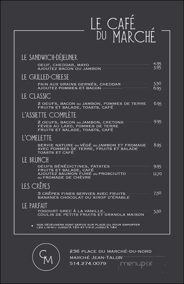 Menu page 1