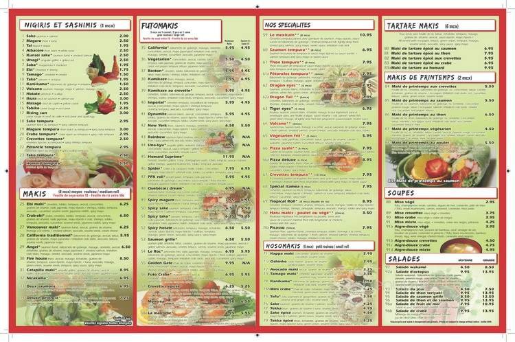 Menu page 2