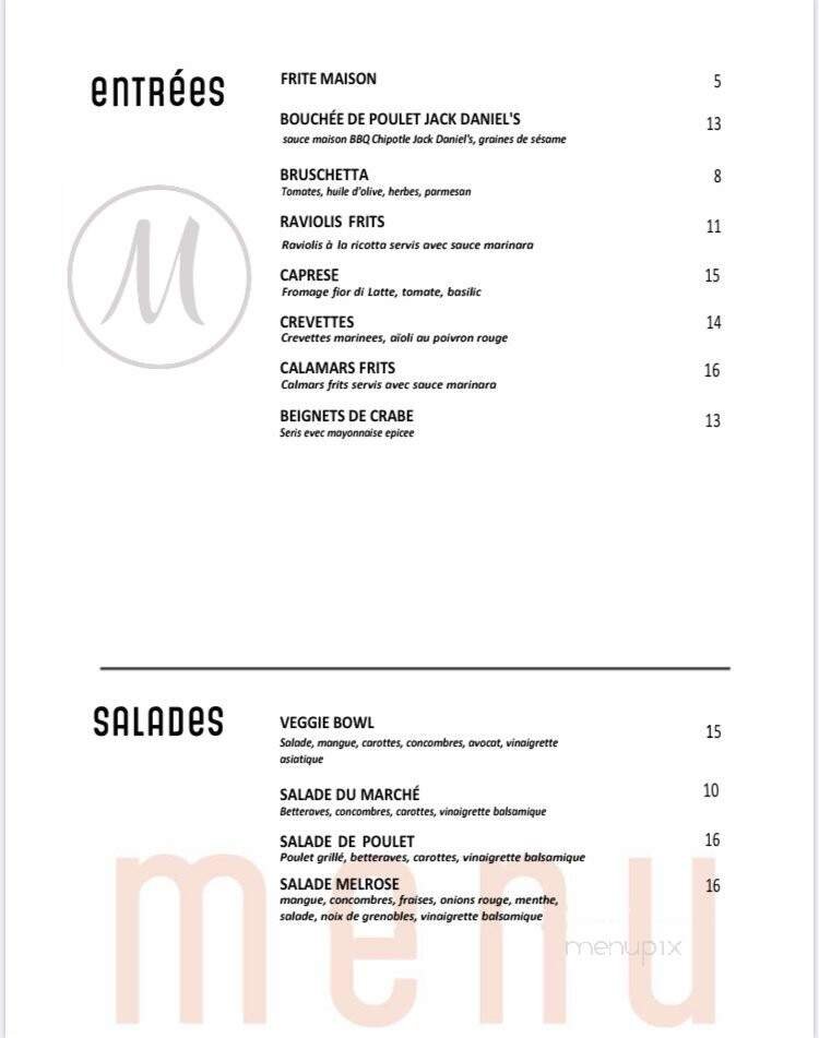 Menu page 2