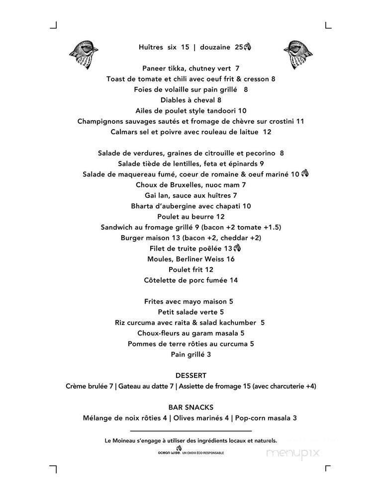 Menu page 2
