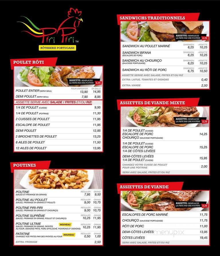 Menu page 1