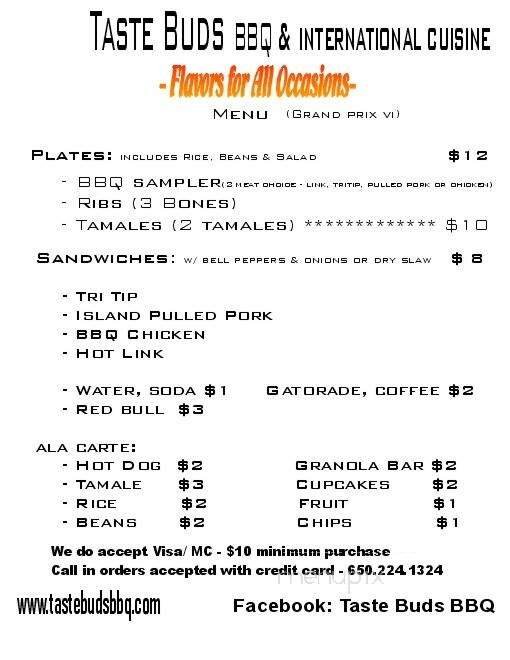 Menu page 8