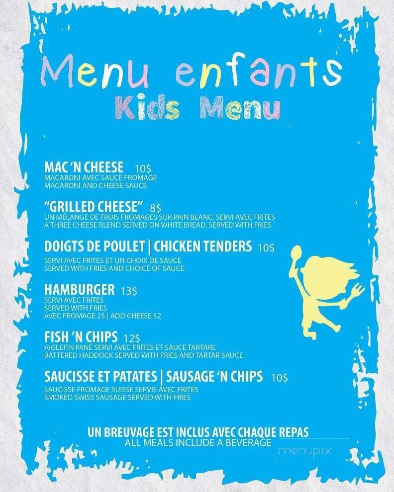 Menu page 1