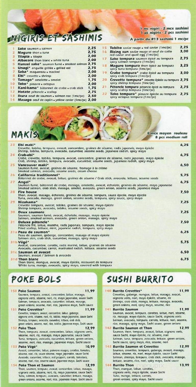 Menu page 2