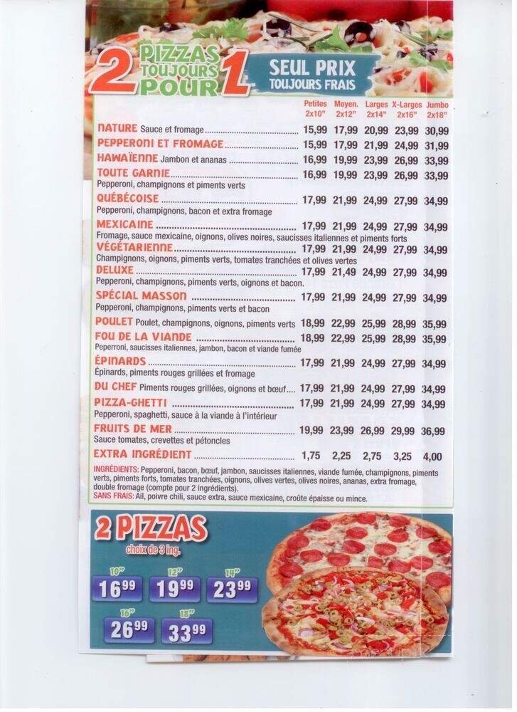 Menu page 2