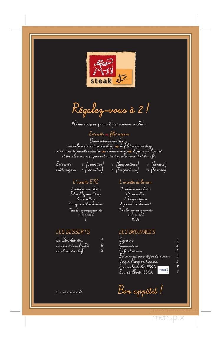 Menu page 1