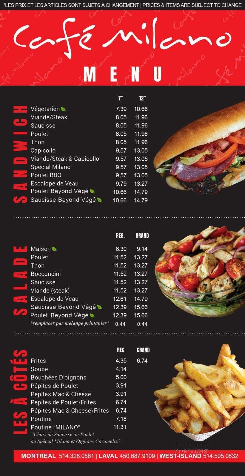 Menu page 2