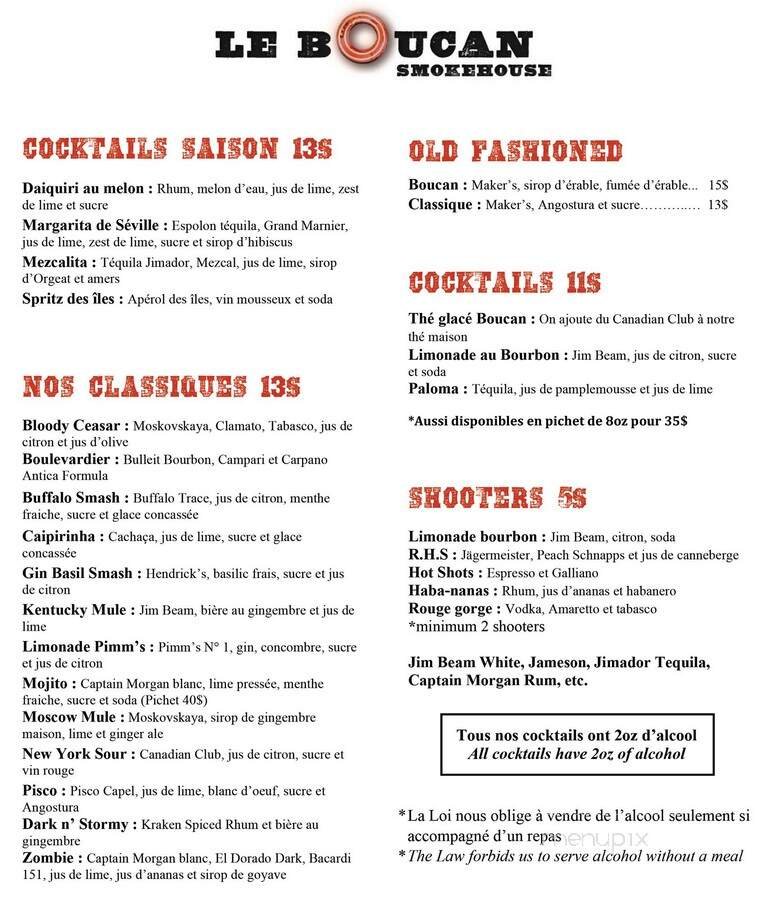 Menu page 1