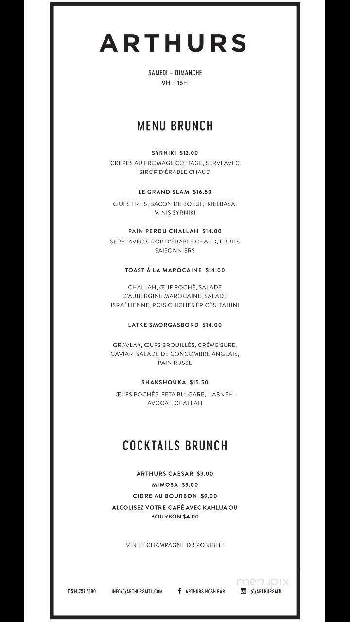 Menu page 2