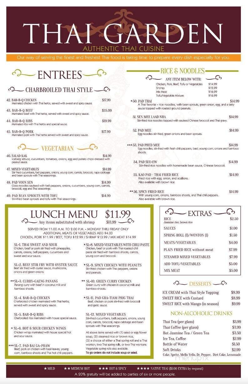 Menu page 1