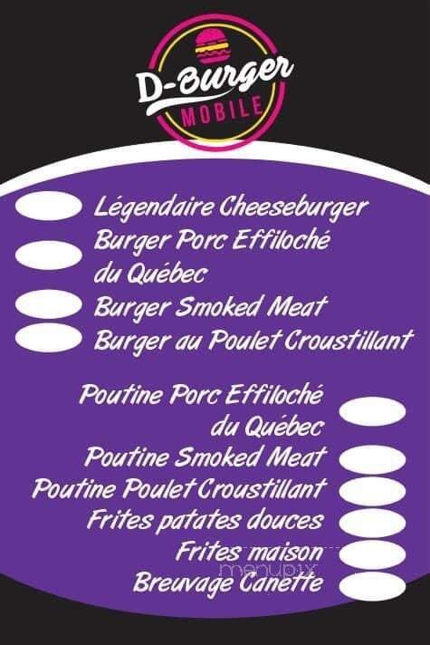 Menu page 1