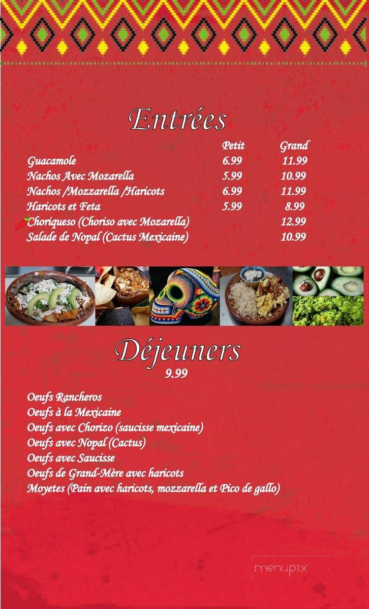Menu page 2