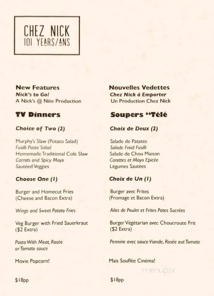 Menu page 2