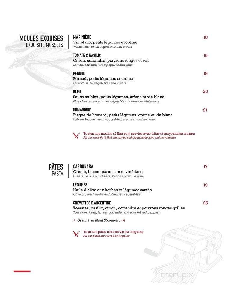 Menu page 1