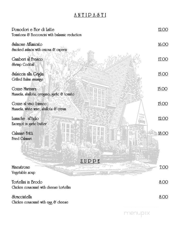 Menu page 1