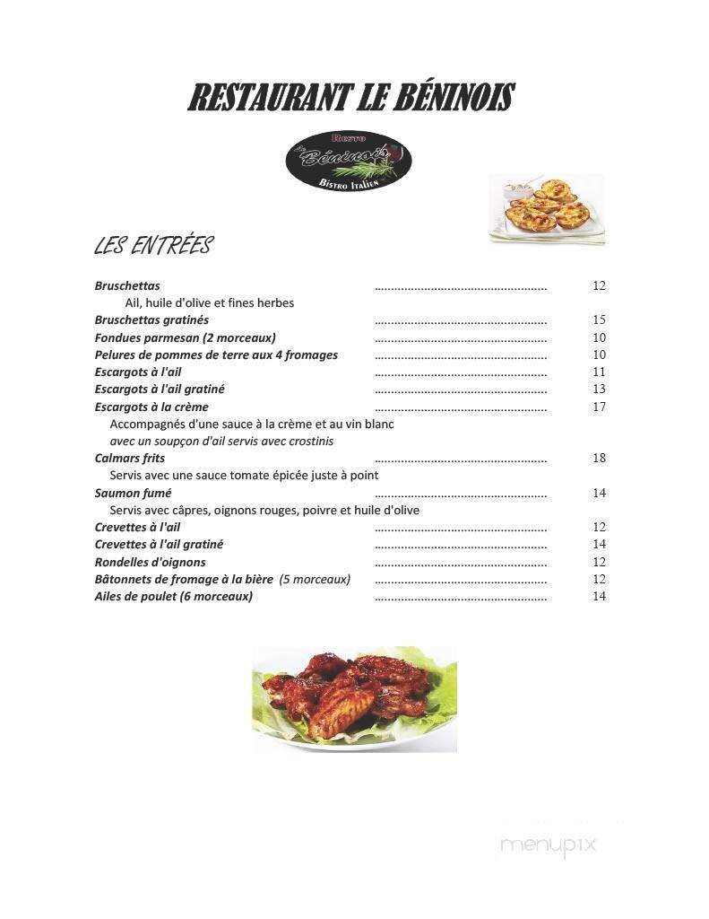 Menu page 2