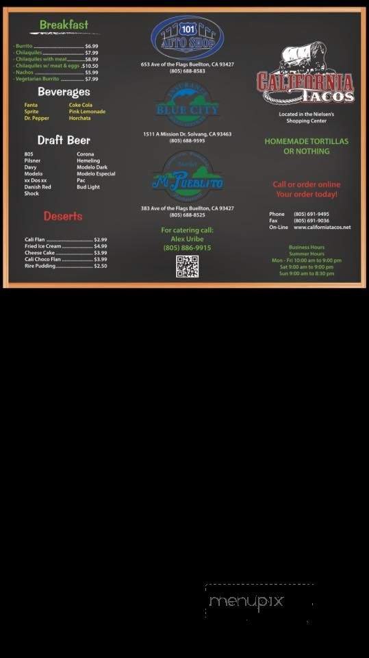 Menu page 2