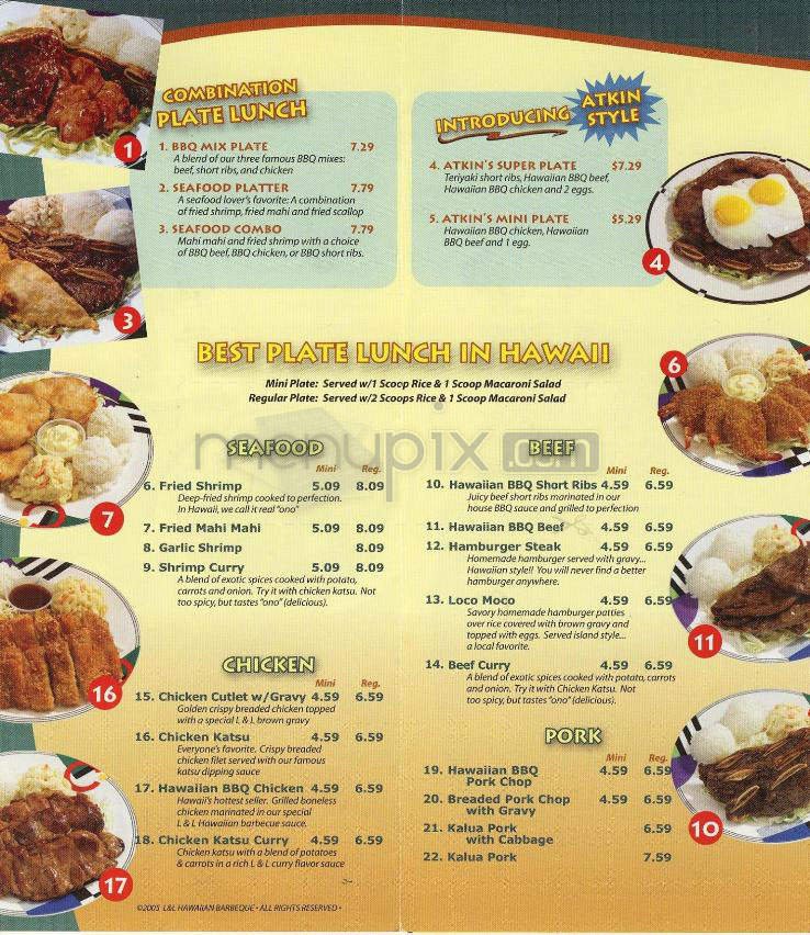 Menu page 2