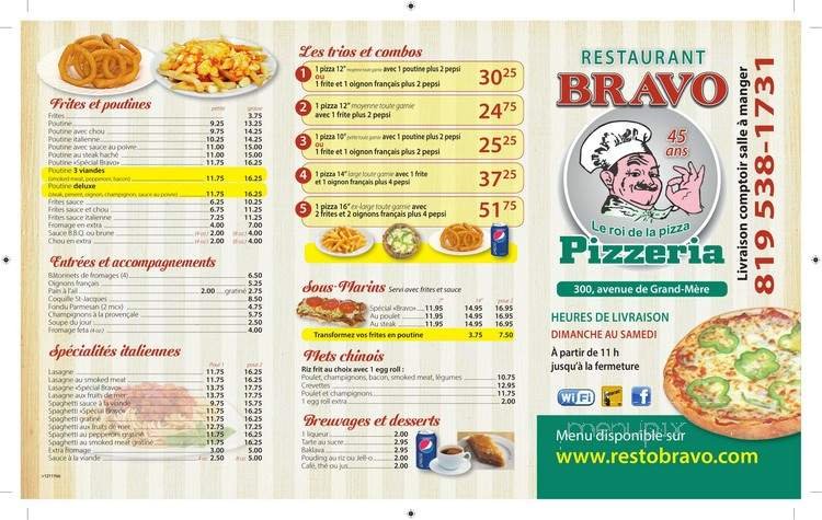 Menu page 1