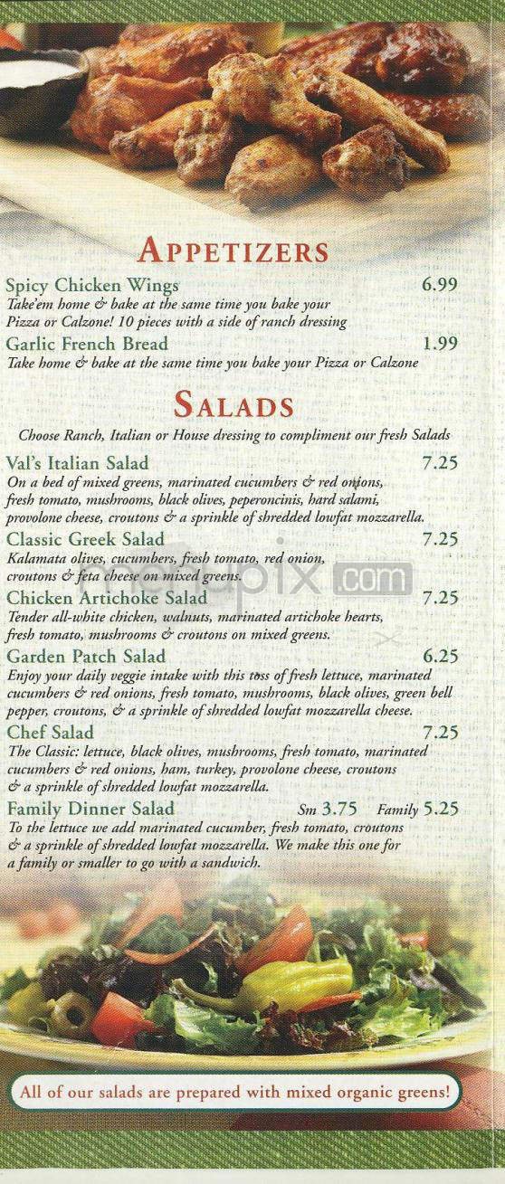 Menu page 2