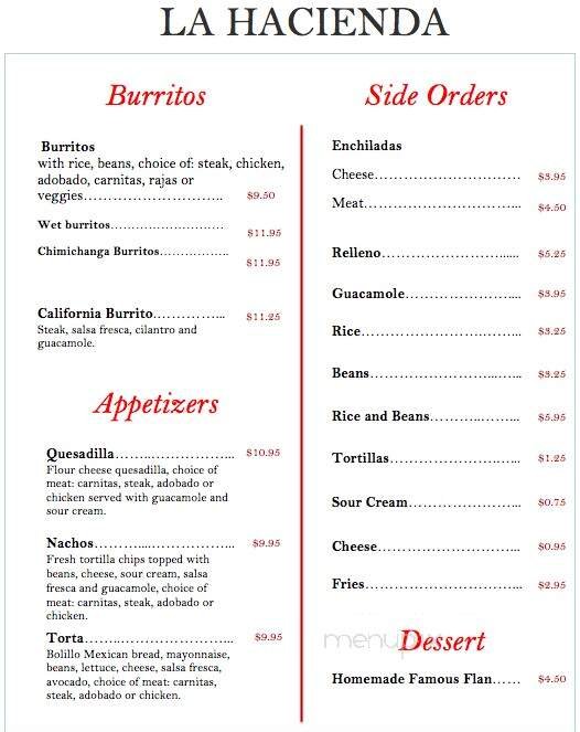Menu page 2