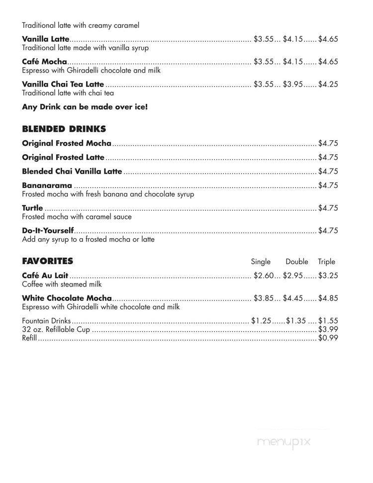 Menu page 6