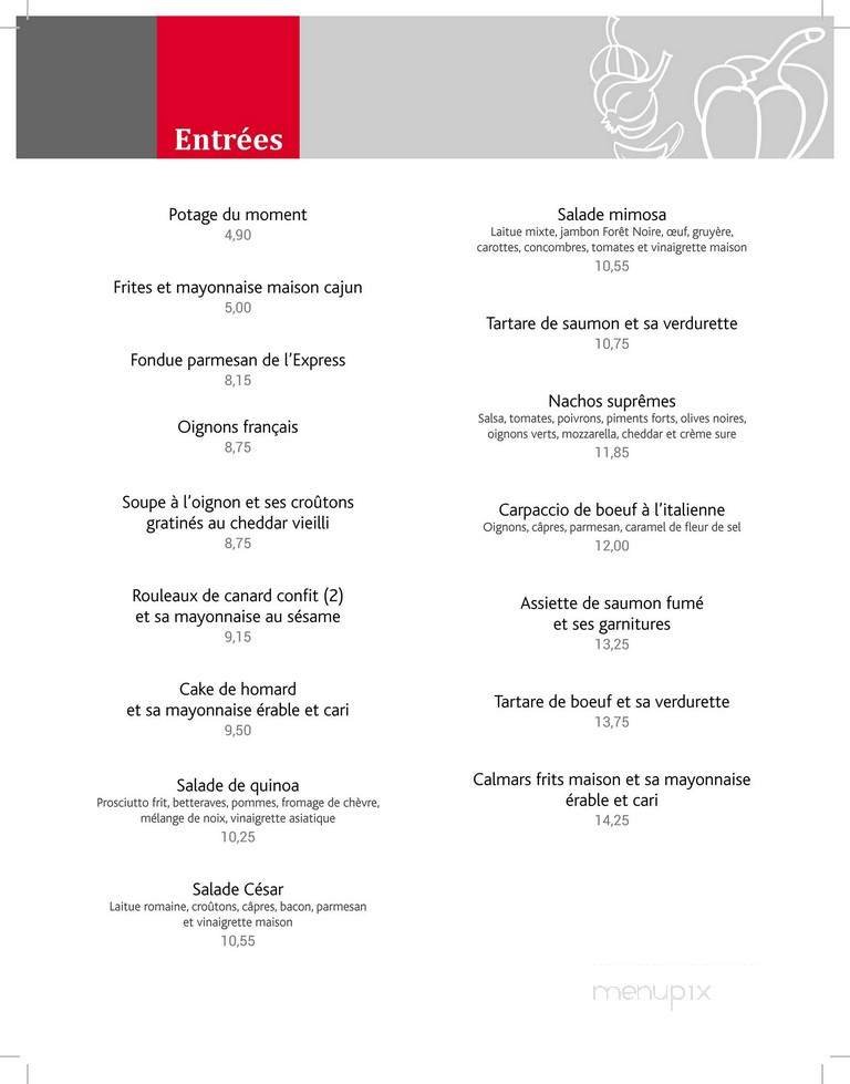 Menu page 1
