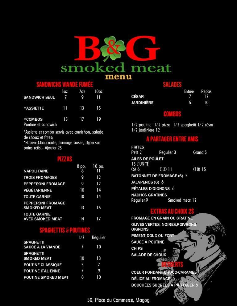 Menu page 1