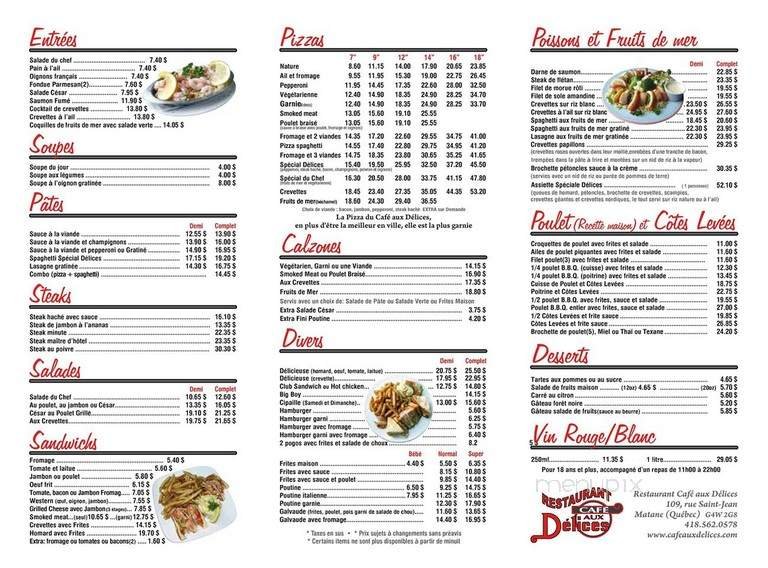 Menu page 2