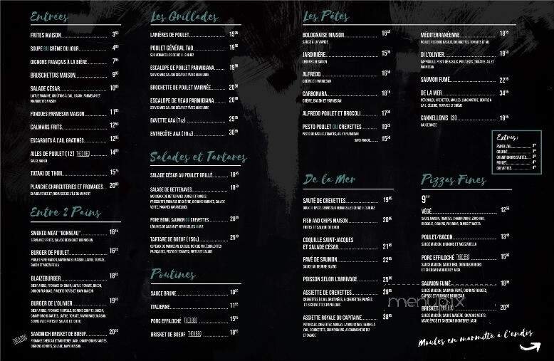 Menu page 2