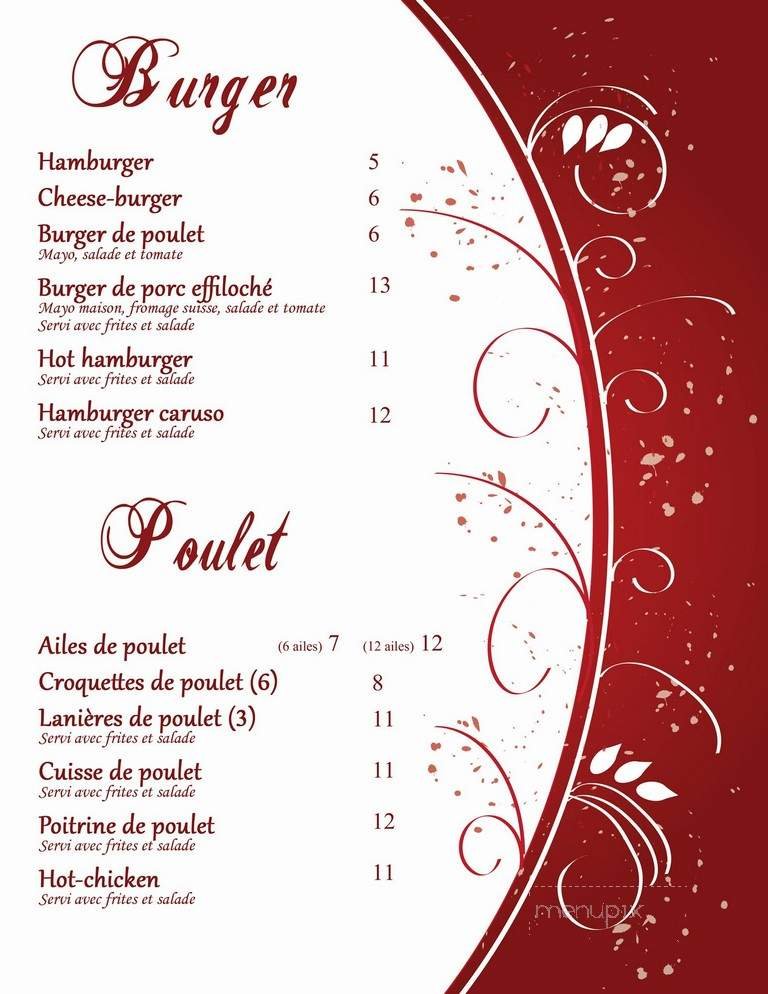 Menu page 2