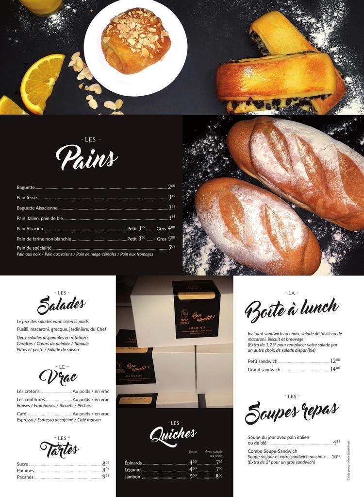 Menu page 1