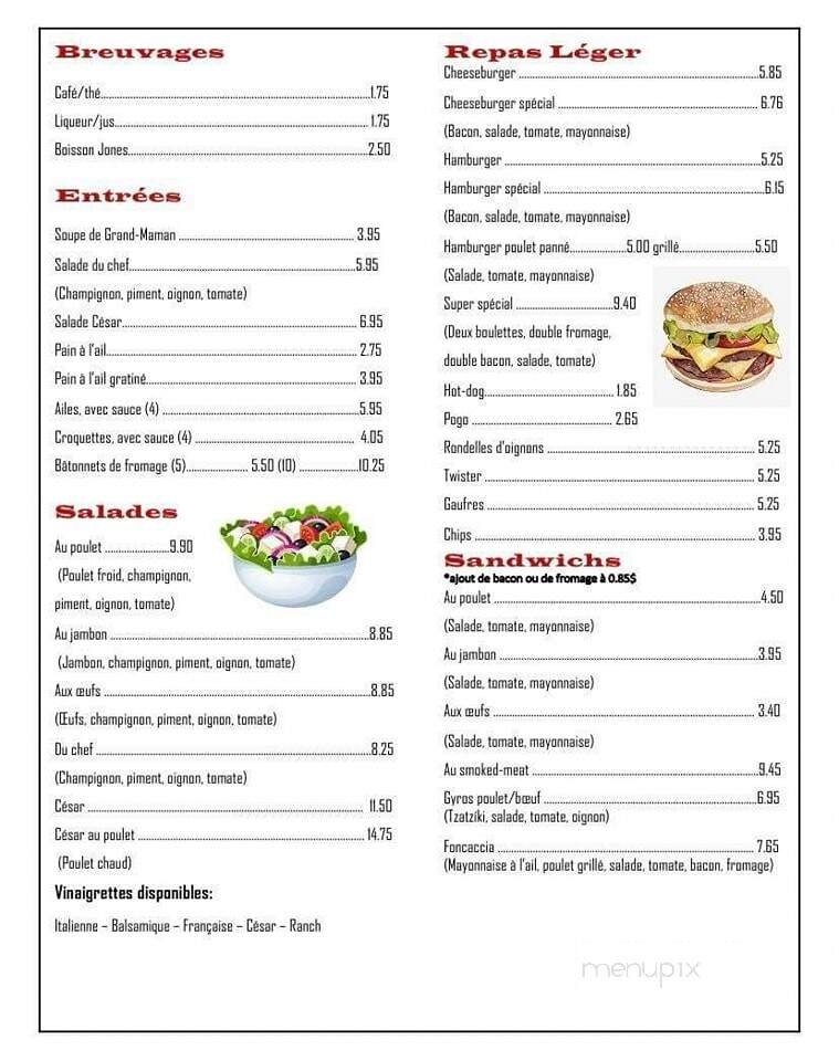 Menu page 2