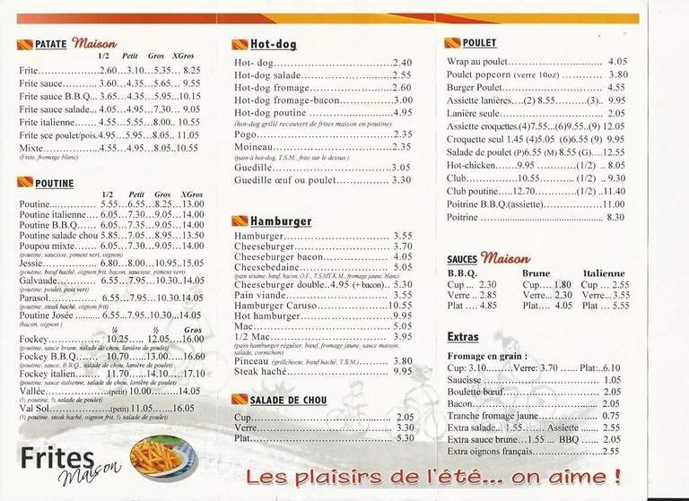 Menu page 2