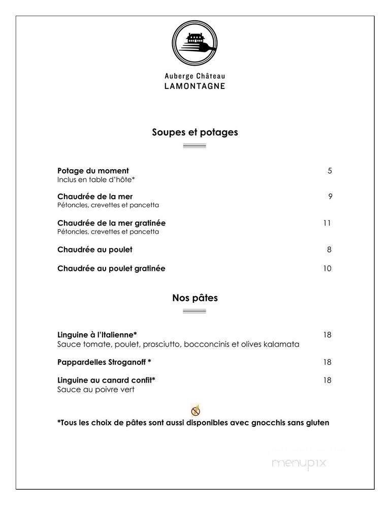 Menu page 2