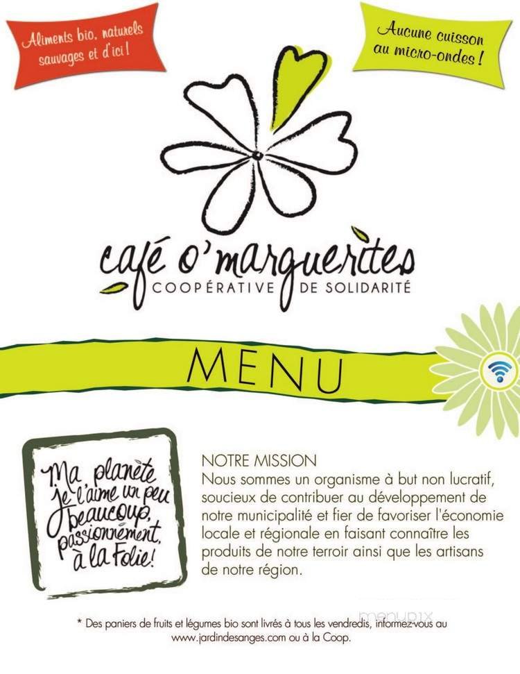 Menu page 1