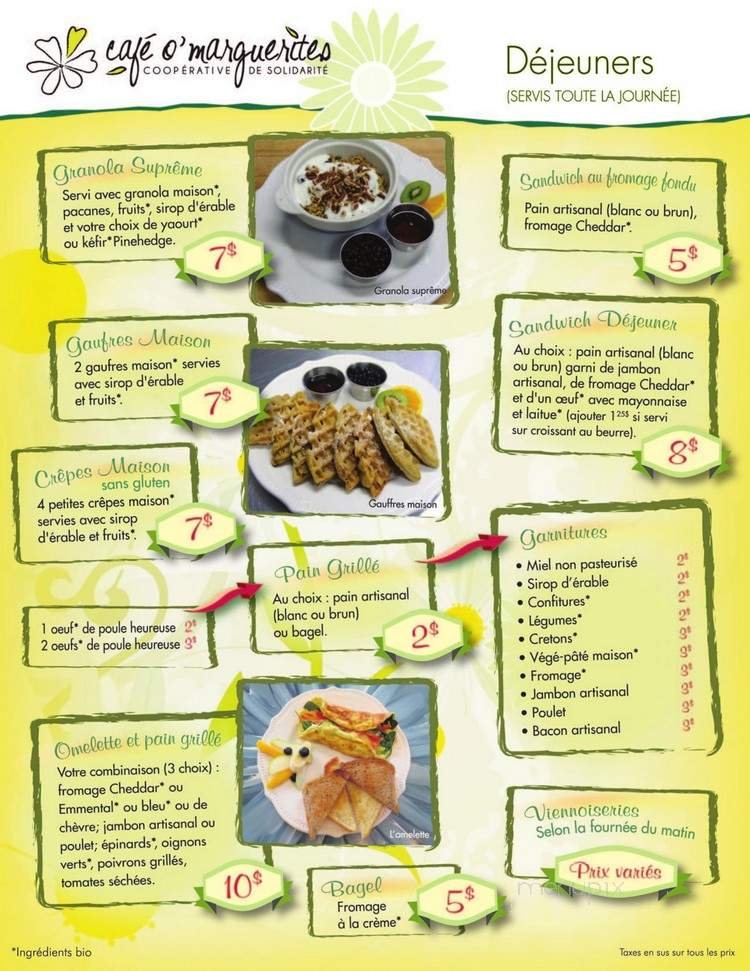 Menu page 2