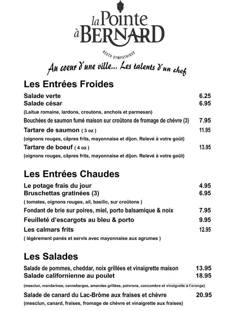 Menu page 1