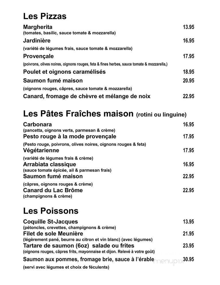 Menu page 2