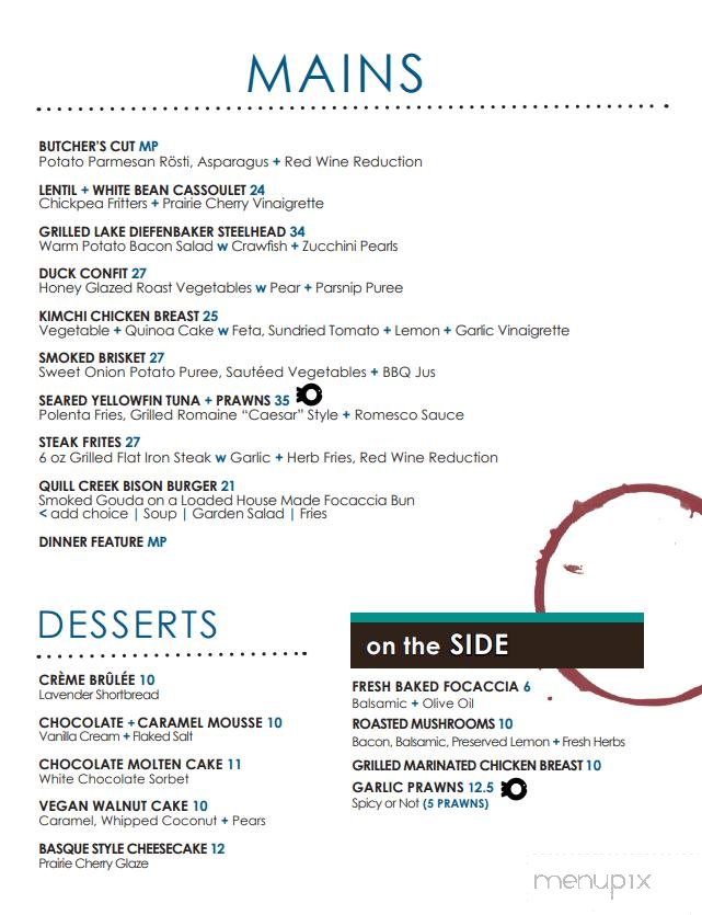 Menu page 2