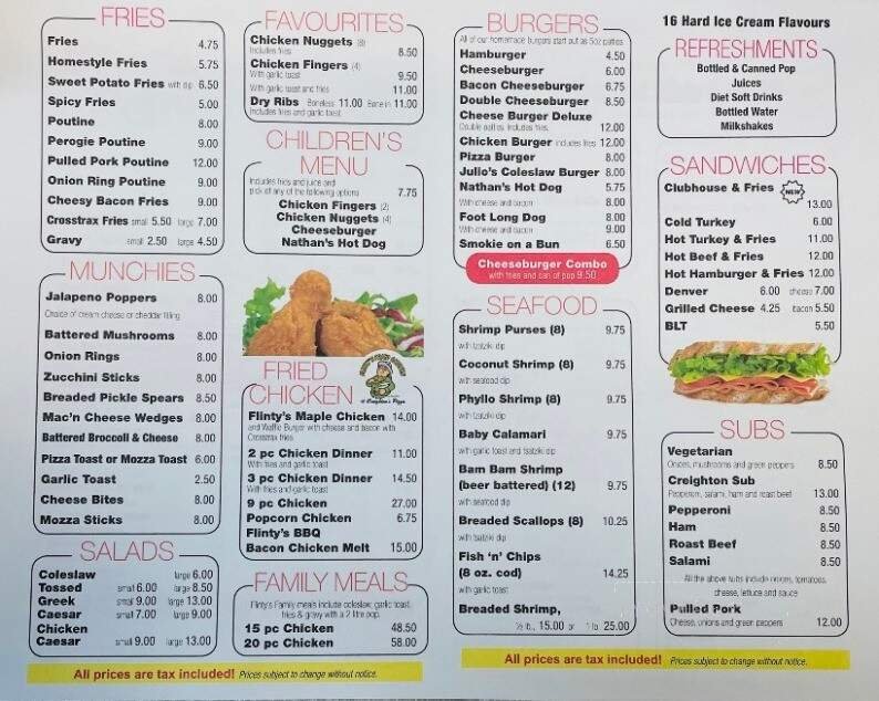 Menu page 2
