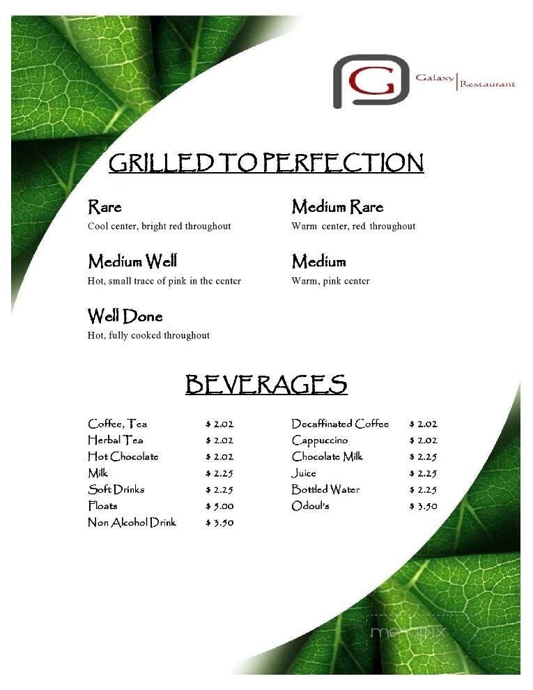 Menu page 1