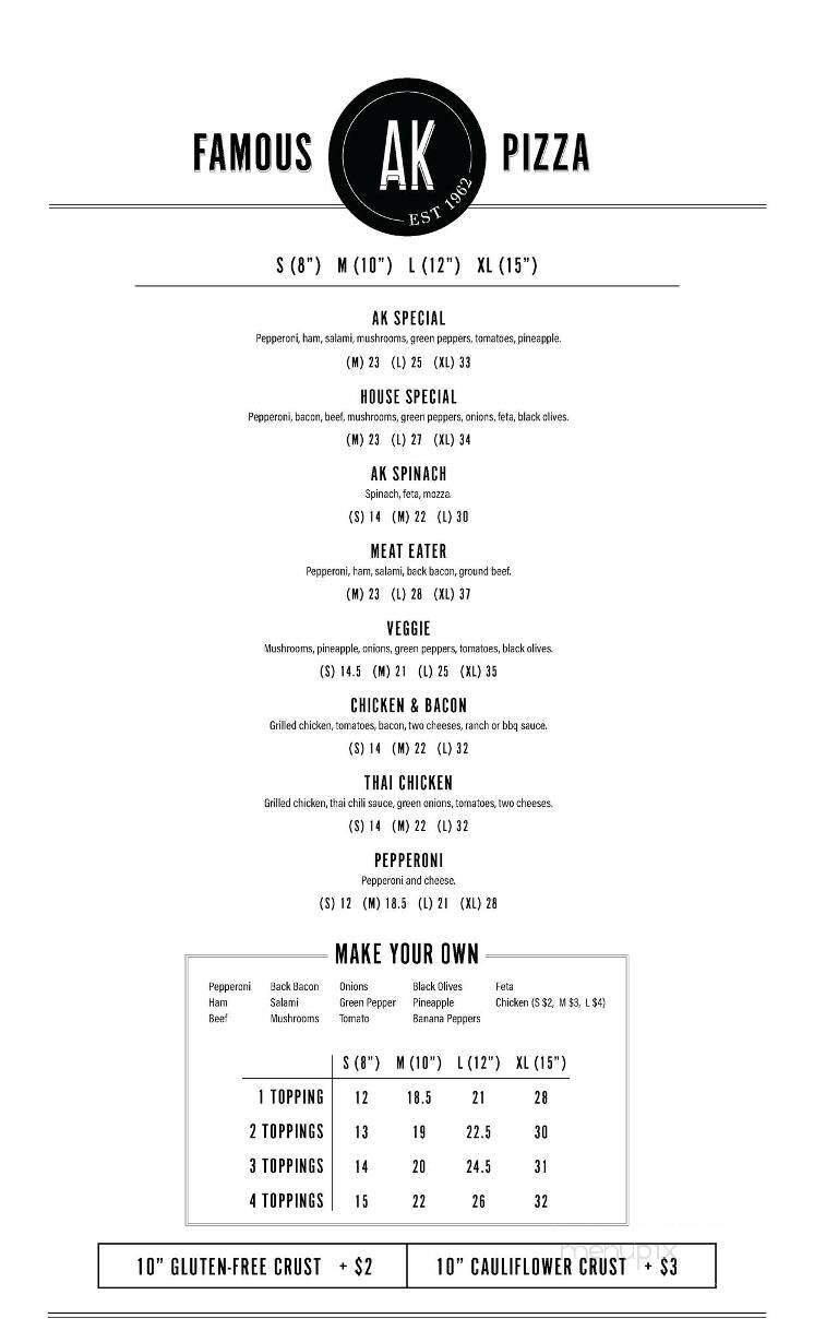 Menu page 2