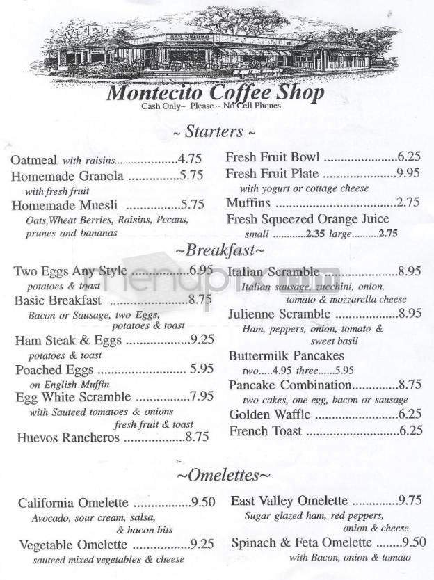 Menu page 1