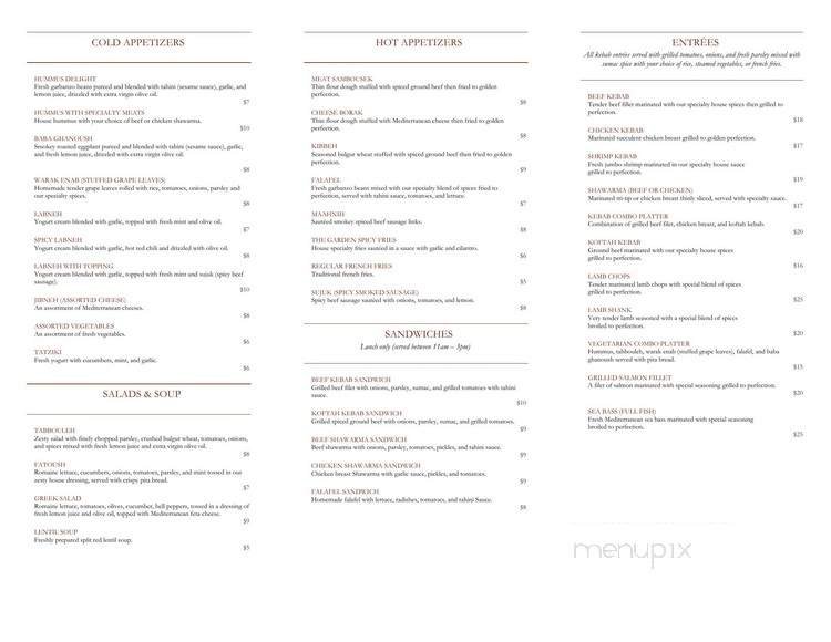 Menu page 2